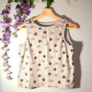 Minnie Mouse Cropped Tank Top